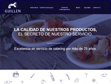 Tablet Screenshot of guillencatering.com.ar